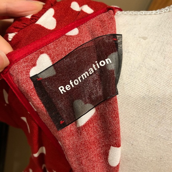 NWOT Reformation Gavin heart dress - Picture 14 of 14